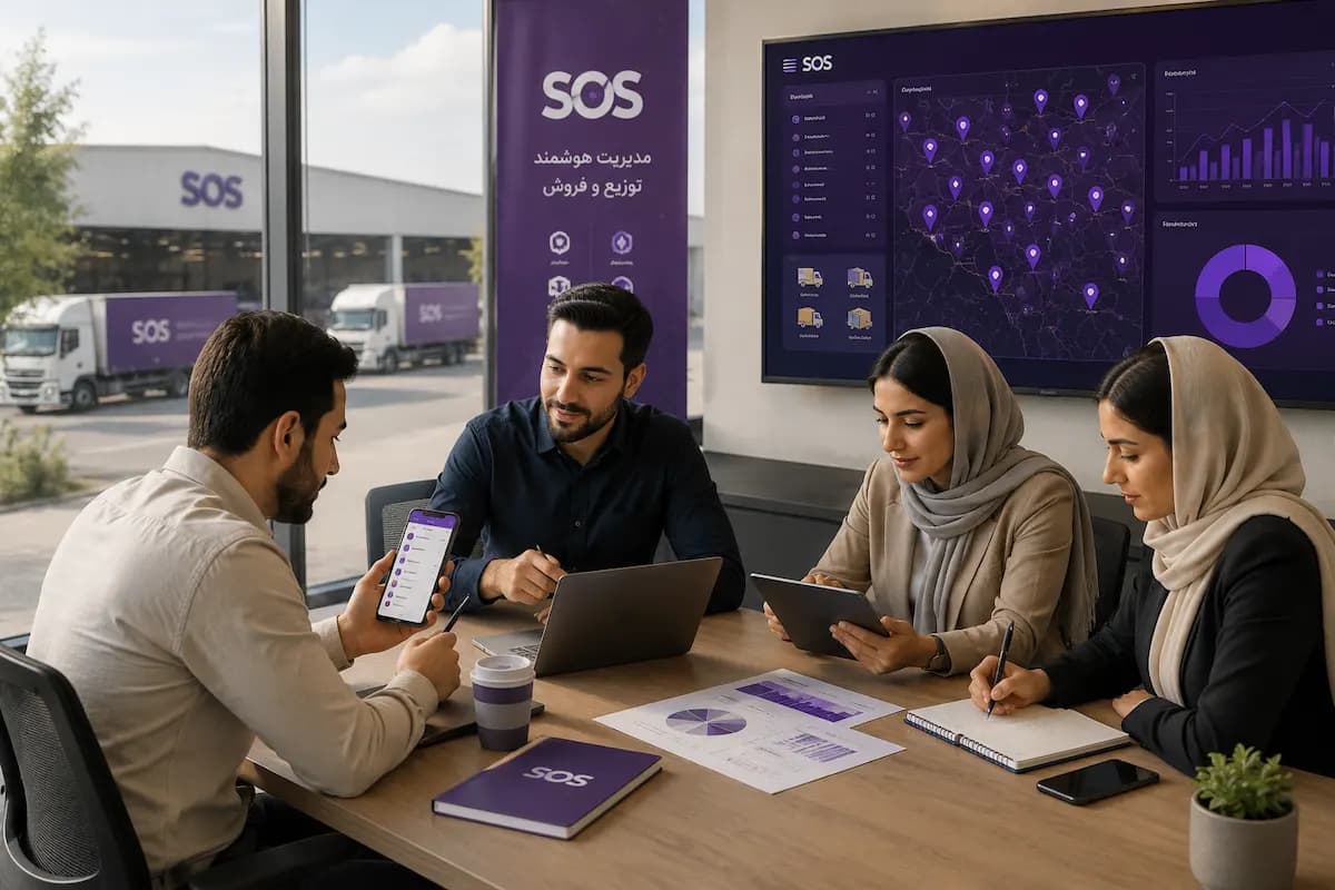 زیرساخت تأمین و توزیع هوشمند SOS